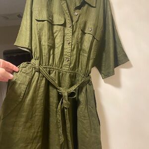 Banana Republic Olive Mini Dress